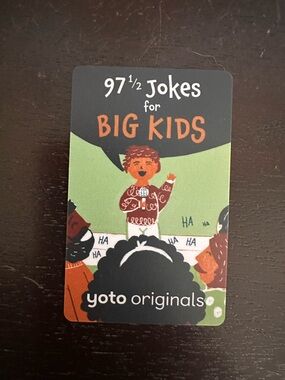 Yoto mini Card 97½ Jokes for Big Kids